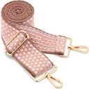 Wide Shoulder Strap Adjustable Replacement Belt Guitar Style Crossbody Bag Handbag Strap Multicolor Canvas Straps(Wide:2in)(Color27)