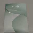 Saalt Seamless High Waisted Underwear - Women's Period Underwear - High-Rise Leakproof Panty - Made with Lycra Xtra Life - Reusable & Washable (Medium, Volcanic Black)