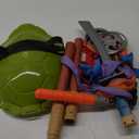 Turtle Shell Superhero Cosplay Costume Props Backpack Eye Mask Boys and Girls Toys for Birthday Party Carnival Halloween Christmas Gifts