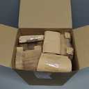 Qilery 240 Sets Baguette Bags Paper Bakery Bread Bag with Window Homemade Bread Bags 23.6 x 3.5 x 1.8inch Front Clear Kraft with Label Sealing Sticker for French Loaf Storage Kitchen