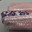 LUCKFOX Mahjong Racks with Pushers Set of 4, Pink Glitter Acrylic