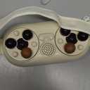 Abdominal Massager, Heated Abdominal Massage Device for Constipation, Gas, Bloating & Reflux, Soothing Kneading Belly Massager for Digestive Comfort, Rechargeable and Portable FSA Eligible (White)