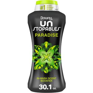 Downy Unstopables In-Wash Laundry Scent Booster Beads, Paradise, 30.1 oz Downy Unstopables In-Wash Laundry Scent Booster Beads, Paradise, 30.1 oz