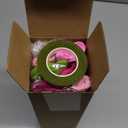 Gersoniel 57 Pcs Crepe Paper Flower DIY Kits 6 Rolls 35g Papel Crepe Sheets 50 Pcs Floral Iron Wire 10 Inch x 8 Feet 1 Roll 50 Meter for Birthday Party Wedding (Pink and Green Series)