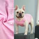 2 x Dog Pink Shirt for Large Dogs,Blank Plain Pink Cotton Shirts for Labrador,XXL Pink Rose
