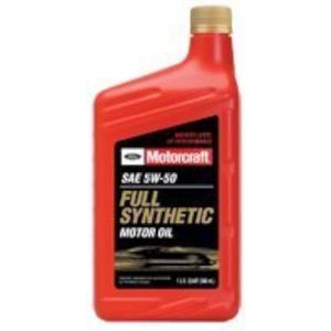 5w50 Ford Motorcraft XO-5w50-QGT Full Synthetic Motor Oil 12 qt case
