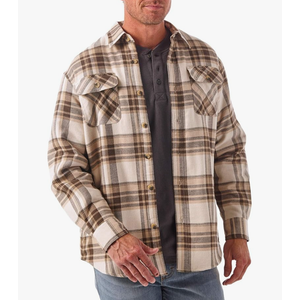 Wrangler Authentics Men's Long Sleeve Sherpa Lined Shirt Jacket