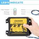 BUNKER INDUST Trailer Brake Breakaway Kit with Charger, LED Display, Switch, 12V 5Ah Battery for Trailer Caravan