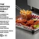 Waring Deep Fryer with 15 lb Capacity & Variable Temperature Control | 15 lb Capacity, Front Mounted Drain Spigot, Two Half-Size Baskets, 15lb of French Fries an Hour, Variable Temperature Control
