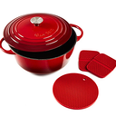 Uno Casa  ENAMELED CAST IRON DUTCH OVEN, 6qt