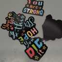 Copkim 30 Pcs Motivational Refrigerator Magnets with Inspirational Sayings Funny Inspirational Magnets for Locker Fridge Encouragement Gifts (Novel Style)