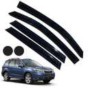 Rain Guards for Forester 2014-2018, Tape-on Side Window Deflectors for Subaru Forester, Window Visors for Subaru Cars, Car Accessories 4 Rain Guards