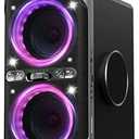 Party Bluetooth Speaker - 240W Peak Loud Speaker, Dazzling Light Show, Deep Bass, IPX4 Waterproof, 15H Battery, TWS Pairing, BT 5.3 Wireless, Portable for Home/Outdoor/Beach/Pool Party