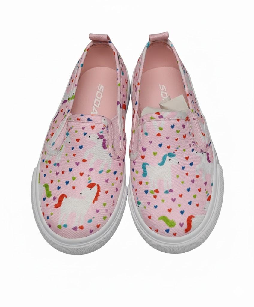 Canvas Slip On Unicorn 9