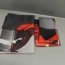 Red Wine Rose Kitchen Curtains and Valances Set 3 Pieces Red Rose Kitchen Curtains Floral Window Treatments for Cafe Living Room (52"W x 36"L (Pack of 1), Black)