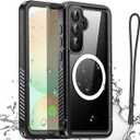 AICase Waterproof Case for Samsung Galaxy S24 FE with MagSafe Snowproof,Dustproof and Shockproof,IP68 Certified Real 360 Full Body Protection Fully Sealed Underwater Cover for Samsung S24 FE 5G