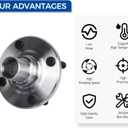 PAROD 518507 Set of 2 Front Wheel Hub Bearing Assembly Compatible with 1993-2002 Toyota Corolla, 1998-2002 Chevy Prizm, 1993-1997 Geo Prizm Non-ABS