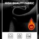 JMIERR Mens Casual Cotton Hooded Collar Drawstring Hoodies Pullover Sweatshirts Casual Long Sleeve Shirts (Black, XL)