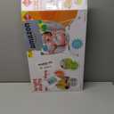 Bright Starts Playful Paradise Comfy Baby Bouncer Seat with Soothing Vibration and Toys, Unisex, 0-6 Months