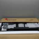 Portable Rolling Desk on Wheels Adjustable Height Desks for Small Spaces, 32" Computer Desk with Storage Shelves for Home Office Black