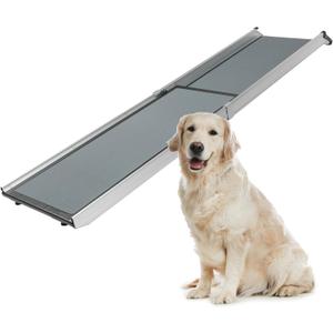 PetSafe Happy Ride Extra Long Telescoping Dog Ramp, Portable Pet Ramp for Cars, Trucks & SUVs with Adjustable Sizing