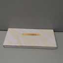 Faucet Mat for Kitchen Sink, Diatomite Stone Drying Sink Protectors, Bathroom Faucet Splash Guard, Quick Dry Water Absorbing, Non-Slip Stone Tray for Kitchen Counter, White, 23.6" x 3.9"