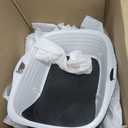 Arm & Hammer Rimmed Cat Litter Box with High Sides and Microban, Made in USA