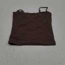 SUUKSESS Women Sexy Square Neck Tank Top Summer Y2K Going Out Basic Cami Shirt (Small, 01 Brown)