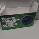 12x56 High Power Monocular Telescope for Adults | Comes with Smartphone Adapter Tripod Travel Bag | Bird Watching Hunting Hiking Camping Gift - Green