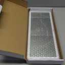 WallarGe 14.5'' Large Digital Wall Clock Battery Operated with Jumbo Numbers, Temperature and Date - Easy to Read and Set, Auto DST (White)