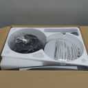 GJeg Ceiling Fans with Lights, 42 Inch Low Profile Ceiling Fan with Lights and Remote Control, LED Dimmable DC Reversible, 8 Speed, Noiseless, Modern Black Ceiling Fan for Bedroom, Indoor/Outdoor Use