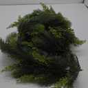 Pine Christmas Garland, 6Ft Realistic Cedar Cypress Greenery for Holiday Mantel Fireplace Table Centerpiece Decor