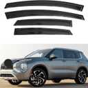 IG Window Visors Fit for 2022-2026 Mitsubishi Outlander, Out-Channel Rain Guards Vent Wind Deflectors 4PC, Car Accessories for 22-26 Outlander