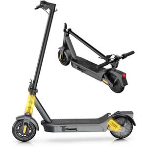 Electric Scooter for Adults Peak 600W-1000W, 20MPH, 20/40 Miles Long Range, 8.5"-10" Tire Motorized Scooters, Foldable E-Scooter Commuter with App, Dual Suspension, Dual Braking System
