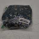 Allegra K Women's Printed Dress Summer 2025 Casual Square Neck Short Sleeve Fit and Flare Dresses (Medium, Dark Green-floral)