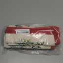 Maison d' Hermine Cloth Napkins Set of 4 100% Cotton for Thanksgiving Christmas Decorations Everyday Reusable Square Fall Napkins Cloth Washable Dinner Party (Holly Time, 20"x20")