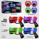 Laser Tag Guns Set of 4 Laser Tag Guns with Digital LED Score Display Vests,Gifts for Teens and Adults Boys & Girls,Adults and Family Fun,Gift for Kids Ages 8 9 10 11 12+Year Old Boy, Small