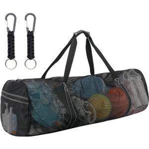 XXL Large Mesh Dive Bag, Scuba Gear Bag Duffle Dive Case with Shoulder Strap with Carabiner Keychain for Diving Equipment, Scuba Diving,Snorkeling Gear, and Sports Equipment