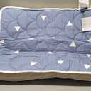 Mini Crib Mattress 38" x 24" x 4"- Firm Support and Comfort Premium Foam,Noiseless and Odorless,Hypoallergenic Mini Crib Mattress,Fits Mini and Portable Cribs,Dual Sided with Soft Breathable Fabric (Starry Sky Blue)