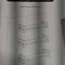 Vailando Set of 4 Natural Poplar Floating Shelves with Natural Grain - Wall Shelves for Living Room, Bedroom, Kitchen - Strong Load Capacity Holds 50lbs/Shelf - 16 Inch