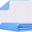 Incontinence Bed Pads (Pack of 1) Washable Pee Pads for Adults, Kids & Pets - Highly Absorbent Pads, 18x24 inches Bed Pads Washable Waterproof Pads for Bed, Reusable Bed Pads & Underpads (18x24 Inches - PK 1)
