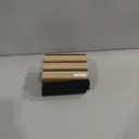 NeatiEase Wood Slat Wall Panels, 4-Piece 96" x 12.6", Soundproof & Noise Cancelling, Acoustic Wall Panels (Black)