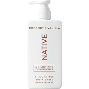 Native Coconut & Vanilla Conditioner Contain Naturally Derived Ingredients | All Hair Types, Color & Treated, Fine to Dry Damaged, Sulfate & Dye Free - 1-Pack