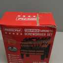 124-Piece Magnetic Screwdriver Set with Plastic Racking, Precision Screwdrivers, Magnetizer, Demagnetizer, Allen Keys, Nut Drivers, Ratchet Handles, Sockets & More - DIY Tools for Men, Tools Gift