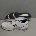 New Balance Men's 608 V5 Casual Comfort Cross Trainer, White/Navy, 13 Wide