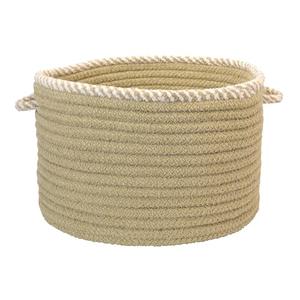 Whispering Woven Basket - Sprout Green 16" x 16" x 12"