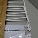Baby Gate No Drilling, 29"-40" Auto Close Dog Gate Indoor for Doorways & Stairs, Pressure Mounted Adjustable Pet Gate, Easy Walk Through Child Gate for Children & Pets Stroller Friendly, White