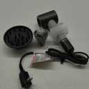 Hair Dryer, 150000 RPM High-Speed Brushless Motor Negative Ionic Blow Dryer for Fast Drying, Low Noise Thermo-Control Hair-Dryer-with-Diffuser and Nozzle (Black)