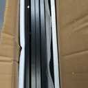 ChooChoo End Table, 24 Inch End Table with 2-Tier Storage Shelf, Side Table for Living Room, Wood Nightstand for Bedroom, Office, Painted Surface, Black