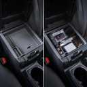 Carlimeki Center Console Organizer (3-piece set) for Tacoma 2016-2023 - for Tacoma Accessories